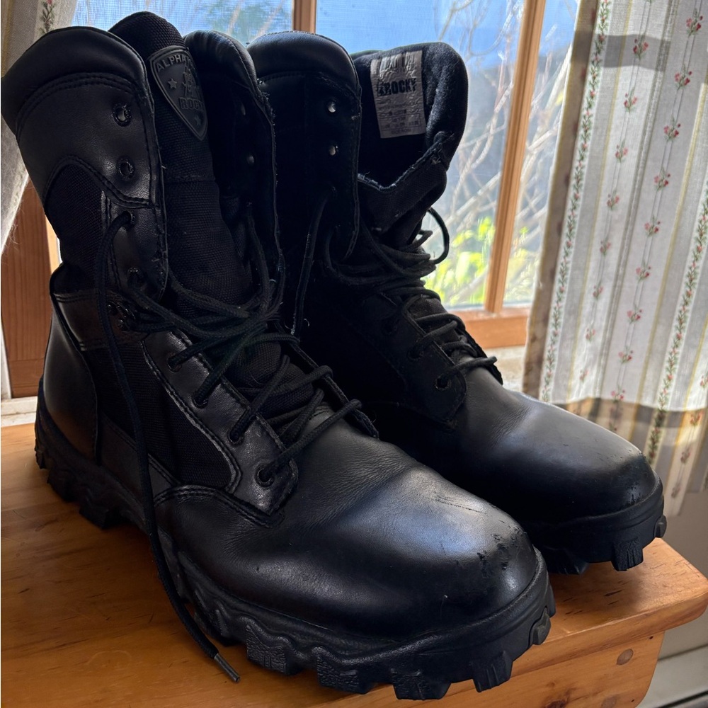 Rocky Men’s Alpha Force Waterproof Public Service Boots, 13W
